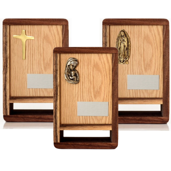 Elegante urna de madera para honrar a tus seres queridos
